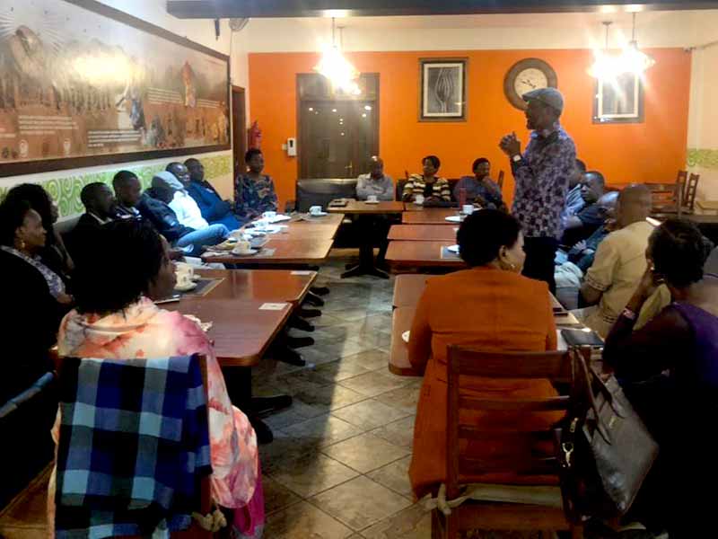 ICCC members engaged in Bible study